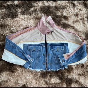 Cropped Denim Fashion Nova Jacket